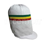 Deep Crown Rasta Peak Hat Cap Marley Jamaica Rastafari Reggae Rastafashion L/XL