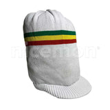Deep Crown Rasta Peak Hat Cap Marley Jamaica Rastafari Reggae Rastafashion L/XL