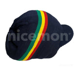 Deep Crown Rasta Peak Hat Cap Marley Jamaica Rastafari Reggae Rastafashion L/XL