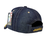 Jamaica Blue Jeans Ball Baseball Cap Hat One Love Kingston Usain Marley 1 SZ FIT