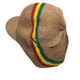 Fishnet Mesh Nattydread Rasta Cap Hat Roots Reggae Rockers Africa Jamaica L/XL
