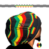 Rasta Tam Hat Cap Slouchy Crown Marley Reggae Jamaica Cool Runnings L/XL