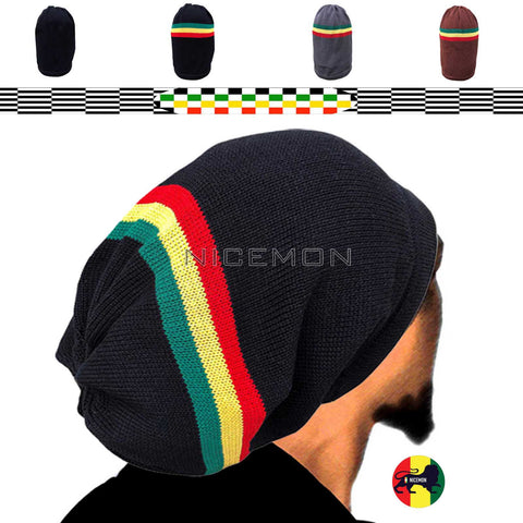 Jumbo Irie Roots Crown Tam Hat Cap Reggae Marley Rasta Jamaica Cap Hats XL Fit