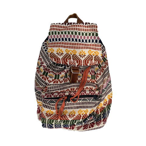 Conscious Goods Surfer Bag Hawaii Backpack Sack Tote Bag High Vibes 17"