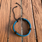 Bahamas Colors Faux Leather Wrist Cuff Wrist Bracelet Grand Nassau BAHAMIAN