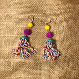 Womens Empress Dangle Large Abtract Balls Earrings Earring Multi-Color LG