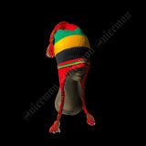 Rasta Chullo Hat Beanie Earflaps Jamaica Reggae Dreadlock Ski Cap Artisan Style