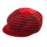 Angora Wool Newsboy Hat Women Fuzzy Winter Baker Boy Cap Y2K Soft Fleece Cabbie