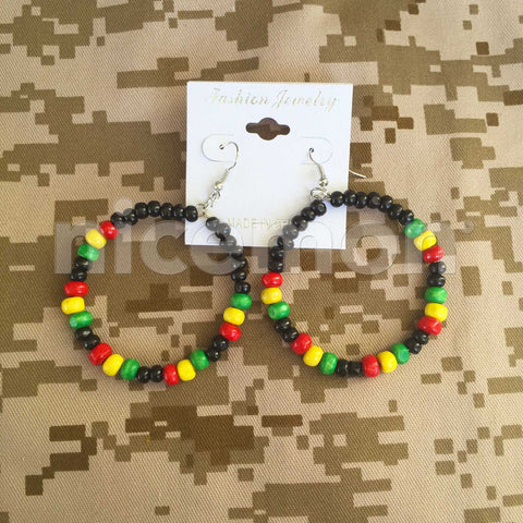 Rasta Rastafari Empress Irie Earring One Love Marley Reggae Jamaica Style New