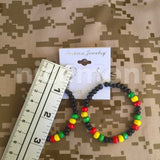 Rasta Rastafari Empress Irie Earring One Love Marley Reggae Jamaica Style New