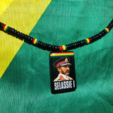 Selassie Rastafari Rasta One Love Marley Necklace Irie Jah Love One Love 26"