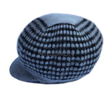 Angora Wool Newsboy Hat Women Fuzzy Winter Baker Boy Cap Y2K Soft Fleece Cabbie