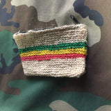 Jute Wallet Purse Rasta Jamaica Roots Vibebration Irie Hippie Marley Reggae 5"