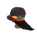 Conquering Lion Of Judah Rasta Caps Kufi Hat Beanie Hat Cap Reggae Marley S/M