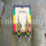 Jamaica Rasta Rastafari Empress Irie Earring One Love Marley Reggae Jamaica NEW