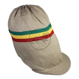Deep Crown Rasta Peak Hat Cap Marley Jamaica Rastafari Reggae Rastafashion L/XL