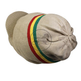 Deep Crown Rasta Peak Hat Cap Marley Jamaica Rastafari Reggae Rastafashion L/XL