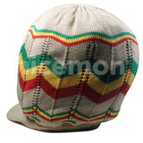 Rasta Hat Cap Slouchy Crown Marley Reggae Jamaica Cool Runnings 100% Cotton L/XL