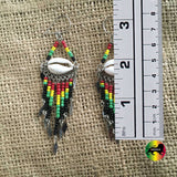 Jamaica Rasta Rastafari Empress Irie Earring One Love Marley Reggae Jamaica NEW