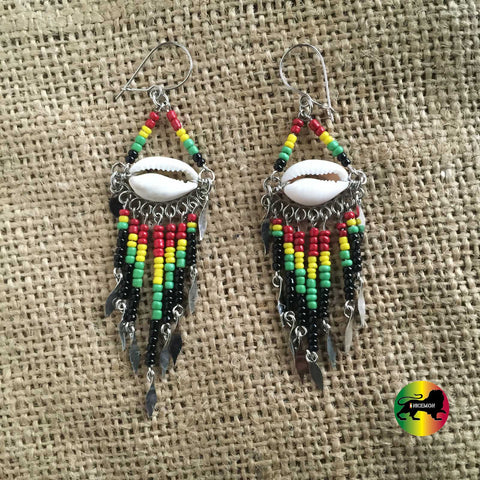 Jamaica Rasta Rastafari Empress Irie Earring One Love Marley Reggae Jamaica NEW