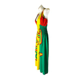 Jamaica Beach Rasta Dress Empress Style Reggae Cool Runnings Hawaii Negril