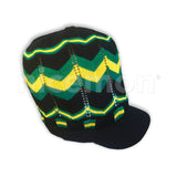 Rasta Hat Cap Slouchy Crown Marley Reggae Jamaica Cool Runnings 100% Cotton L/XL