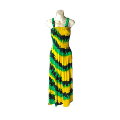 Jamaica Beach Rasta Dress Empress Style Reggae Cool Runnings Hawaii Negril