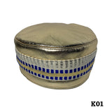 Kufi Skull Skully Cap North Western Africa African Cap Hat Kufi Leather KUFI