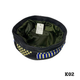 Kufi Skull Skully Cap North Western Africa African Cap Hat Kufi Leather KUFI