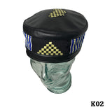 Kufi Skull Skully Cap North Western Africa African Cap Hat Kufi Leather KUFI