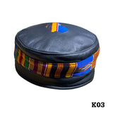 Kufi Skull Skully Cap North Western Africa African Cap Hat Kufi Leather KUFI