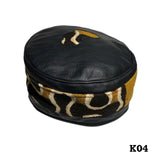 Kufi Skull Skully Cap North Western Africa African Cap Hat Kufi Leather KUFI