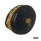 Kufi Skull Skully Cap North Western Africa African Cap Hat Kufi Leather KUFI