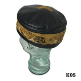 Kufi Skull Skully Cap North Western Africa African Cap Hat Kufi Leather KUFI