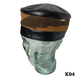 Kufi Skull Skully Cap North Western Africa African Cap Hat Kufi Leather KUFI