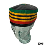Kufi Skull Skully Cap North Western Africa African Cap Hat Kufi Leather KUFI