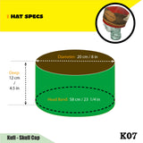 Kufi Skull Skully Cap North Western Africa African Cap Hat Kufi Leather KUFI