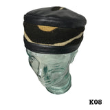 Kufi Skull Skully Cap North Western Africa African Cap Hat Kufi Leather KUFI