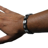 Peace Love Friendship Wrist Bracelet Hippie Peace Sign Love Flexible 1sz fit