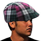 Classic Plaid Great Gatsby Cabbie Cap Hat Roaring Twenties Cotton Cap 1SZ Fit