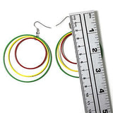 Rasta Rastafari Empress Irie Earring One Love Marley Reggae Jamaica Style New XL