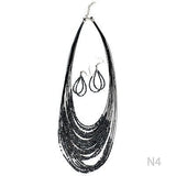 Necklace Earring Set Africa Rasta Necklace Roots Beaded Necklace Earring Set 1SZ