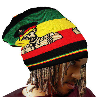 Rasta Rastafari Tam Hat Cap Selassie Ethopia Reggae Jamaica Marley Africa M/L
