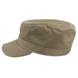 Castro Military Army Cadet Cap Hat Rasta Rastafari Urban 100% Cotton ARMY