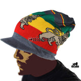 Rastafarian Hat Lion Of Judah Rasta Dreadlocks Jamaica Hat Cap Hats Cap L to XL