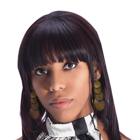 Empress Royalty Wood Fashion Jewelry Earrings Roots Reggae One Love Jamaica NEW