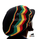 Rasta Hat Cap Slouchy Crown Marley Reggae Jamaica Cool Runnings 100% Cotton L/XL