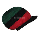 100% Cotton Rasta Hat Cap Natty Dreadlocks Jamaica Reggae Caps Africa Marley XL