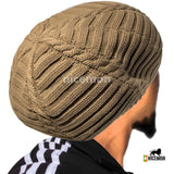 Rasta Dread Dreadlocks Tam Hat Beret 100% Cotton Cap Reggae Marley Jamaica M/L