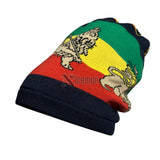 Lion Of Judah Rasta Rastafari Tam Hat Cap Reggae Jamaica Marley Africa Lion XL